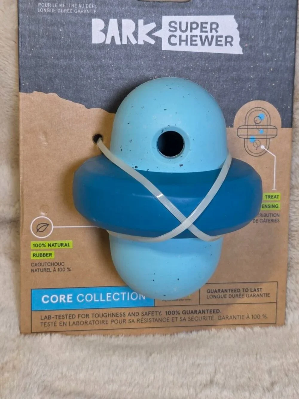 New Bark Super Chewer Core Collection Dog Toy Treat Dispensing M 20-50lbs Pivot